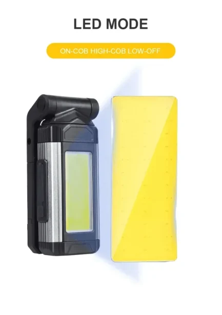 1/2/4PCS Magnetic COB Work Light USB Rechargeable LED Flashlight Portable Lantern Camping Light Type-C Power Bank Function Lamp – Image 24