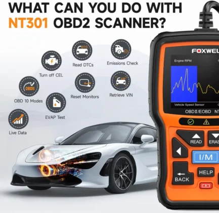 Scanner OBD2 FOXWELL NT301 Professionnel – Image 3