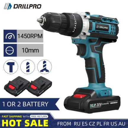 Tournevis Électrique Drillpro 20V Brushless – Image 9