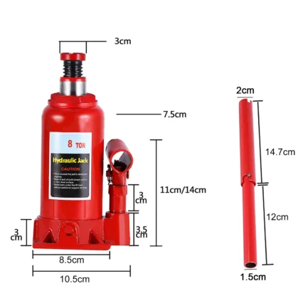 Cric Hydraulique Portable 8 Tonnes – Image 6