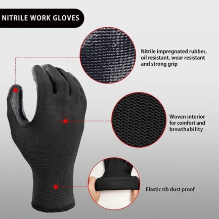 Gants de Travail Nitrile Premium – Image 5