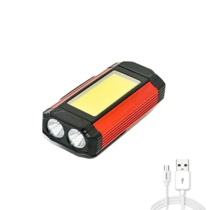 1/2/4PCS Magnetic COB Work Light USB Rechargeable LED Flashlight Portable Lantern Camping Light Type-C Power Bank Function Lamp – Image 9